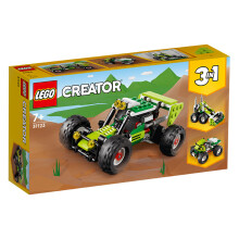 乐高(LEGO)积木 创意百变系列 31123 3合1越野车 7岁+ 儿童玩具 3合1 男孩女孩成人生日礼物119元