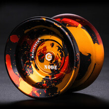 溜溜球悠悠球火力少年王比赛专用超长睡眠花式职业 Y001黑红金4级手套+绳子2条