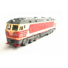 儿童电动火车轨道玩具 中国东风4B内燃机车仿真列车模型轨道套装  早教拼搭玩具 东风4D车头（花老虎仅有车头） 官方标配（含3节普通5号电池）