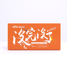 没完没了高能系列男用避孕套延时持久型润滑超薄刺激颗粒狼牙凸点螺纹紧绷小号夫妻情趣用品安全套 橙色紧绷型（8只装）