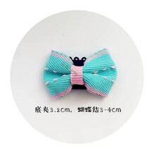 狗狗bb夹 宠物泰迪发夹 约克夏饰品头饰 博美贵宾比熊头夹发卡 绿色点点