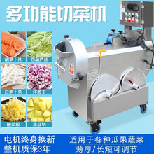 煜灿 切菜机商用多功能蔬菜食堂电动切菜机全自动土豆切片切丝机切菜器切丁机 数控切菜机（根茎瓜果类切片切丝切丁切段碎菜）