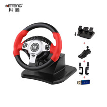 科腾（KETENG）D7A 900度游戏方向盘电脑pc飞车仿真模拟驾驶送墨泥学车软件欧卡2GT赛车（学车游戏二合一）