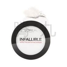欧莱雅（LOREAL）散粉定妆粉白胖子粉饼干爽细腻放溢彩蜜粉温和控油遮瑕提亮肤色 01自然色