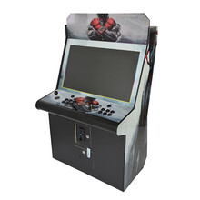 游戏机97拳皇双人格斗机街霸怀旧双人台式家用投币街机 32寸_军绿款_7键