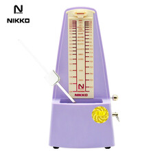 NIKKO日本进口机芯尼康机械节拍器钢琴古筝电子琴吉他架子鼓乐器初学者通用节拍器 经典款—超炫紫