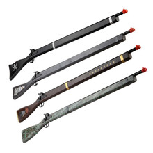 【全金属大号】玩具枪1:2.05砸纸炮纸子左轮合金纸枪7080经典怀旧信号枪影视舞台道具男孩礼物 木质98K颜色请备注