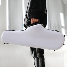 SHARE RAIN雨晨 玻璃钢中音萨克斯箱包随行箱便携包彩色 背包 单肩 双肩背 手提箱子 降E 红 方格 一个