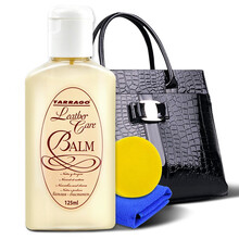 TARRAGO西班牙进口皮革滋养乳 真皮皮衣保养油皮包清洁护理剂皮革上光真皮保养油125ml （无色）滋养乳+圆形海绵+清洁小毛巾