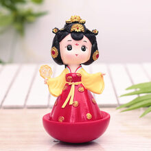 大唐不夜城不倒翁小姐姐同款人遇摆件西安纪念品娃娃送老外礼品 1088-2D摇起来小姐姐  中小