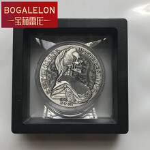 宝茄雷龙 1780奥地利妈双鹰徽章复古银币幸运硬币纪念流浪者收藏小摆件创意礼物七夕情人节礼物 未打孔+展示盒