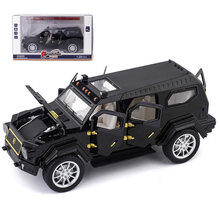 金属1/28仿真骑士十五世装甲车军事武装合金汽车模型男孩摆件礼物 黑金