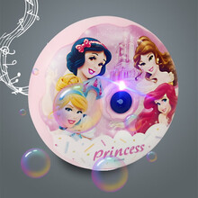 迪士尼泡泡机自动泡泡枪玩具电动泡泡机冰雪奇缘相机款音乐灯光抖音网红泡泡 公主款甜甜圈泡泡