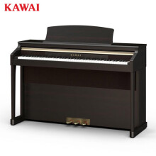 卡瓦依（KAWAI）电钢琴CA33 88键重锤 电子数码钢琴定制成人儿童学生家用 标配三踏板+双人琴凳礼包