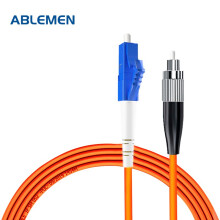 ABLEMEN 电信级光纤跳线LC-FC 5米多模单芯 收发器 交换机光纤线跳线室内线延长线尾纤