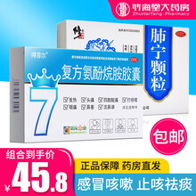 修正 肺宁颗粒10g*10袋 成人儿童慢性支气管炎咳嗽小儿喉咙有痰清热祛痰去痰止咳化痰中成药 感冒咳嗽 止咳祛痰】1盒+1盒德菲尔复方氨酚烷胺胶