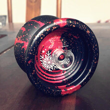 冰魄悠悠球 火力少年王 3yoyo合金光子精灵S怀旧复刻版限量溜溜球 火山岩冰魄+10绳+手套+金10珠 【收藏送润滑油