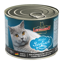 小李子猫罐头 德国LEONARDO进口幼猫成猫全阶段无谷主食湿粮罐头 鱼肉200g
