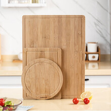 乐扣乐扣 砧板分类切菜板案板宝宝辅食板套装面板粘板沾板刀板切肉板钻板莱板水果板 3件套