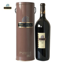 超市	意大利原瓶进口DOC级红酒1.5L大瓶红酒托斯卡纳干红葡萄酒1500ML 铁盒装