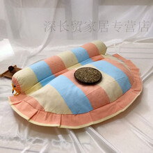 多功能艾草颈椎枕头修复颈椎专用艾草枕头护颈椎枕头颈椎修复枕头 YX橘黄蓝艾草枕