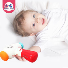 天才小鬼 儿童小锤子玩具婴儿早教音乐敲打响锤逗乐变幻锤宝宝打地鼠玩具 0-1-3岁 生日礼物