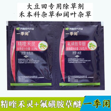 侨昌化学一季闲精喹禾灵氟磺胺草醚大豆田苗后专用禾阔双除除草剂 10袋
