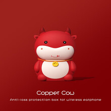 优思顿【2021新款】华为蓝牙耳机无线适用于苹果手机三代单双耳智能触控降噪vivoppo安卓通用 【经典版蓝牙耳机+挎包萌牛】ios/安卓通用