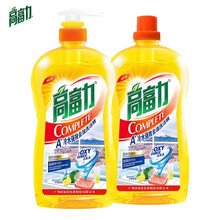 889g*2浪奇高富力冷水强效去油洗洁精(Complete)洗碗碟按压家庭装