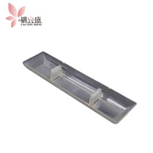 桃兴盛 配华帝 万和 老板 抽油烟机配件 油杯油碗中欧式老式接油盒圆形方形三爪卡扣 10号塑料长形油杯