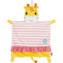 费雪(Fisher Price)婴儿安抚巾可入口 儿童毛绒玩具玩偶宝宝睡眠安抚手偶毛巾口水巾0-1岁长颈鹿F1062