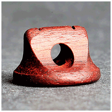 二胡码子套装琴码演奏紫檀老松节阴沉木复合琴码二胡配件 紫檀木琴码*1个+（麂皮垫）