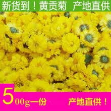 【精选】【厂地直销】菊花茶500克黄山贡菊花茶批黄贡菊黄菊花胎菊黄花茶花草茶