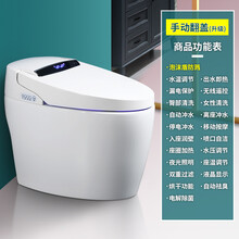 全自动烘干加热多功能电动坐便器家用日本进口智能马桶一体式初瑾 手动翻盖款+泡沫盾 305mm