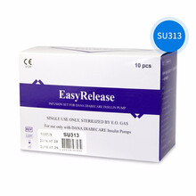 丹纳耗材 胰岛素泵适用耗材 原装进口耗材 输注导管 储药器 电池配件 SU313可分离导管*10个/盒(针长7mm)