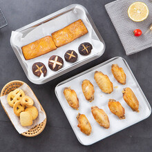 欧润哲 烘焙纸 50张吸油纸烤盘硅油纸 蒸笼垫纸张烤箱烧烤纸 烘焙纸烤肉纸  30*20CM