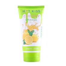 LOVE KISS 可口爱润滑剂 果味水溶性人体润滑剂液 房事润滑油 hotkiss樱桃草莓口味娇 甜橙味200ml