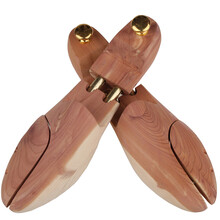 雪松木整楦鞋楦可调节鞋撑扩鞋器实木撑鞋器1双定型鞋撑撑宽拉长鞋撑实木鞋撑皮鞋定型鞋撑 41/42