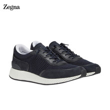 杰尼亚（Zegna） 2021春夏款 TECHMERINO™ Piuma系列 男士运动鞋海军蓝 LHCBO-A4921X-NAV-6 40码