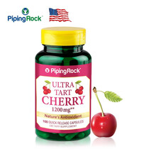 美国进口 PipingRock朴诺 酸樱桃提取物胶囊1200mg100粒