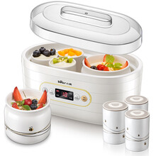 小熊（Bear）酸奶机 家用全自动大容量分杯发酵米酒机纳豆泡菜机 白色