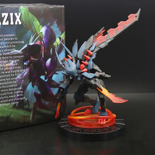 LOL英雄联盟手办Q版玩偶具摆件至高亚索EZ剑圣盲僧写实模型公仔六一礼物 卡兹克(18CM) 买2手办送lol扑克