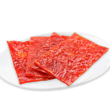 海湾兄弟兄弟海湾猪肉脯100g蜜汁香辣原味靖江猪肉脯熟食肉类零食 300g【独立包】原味无芝 3包