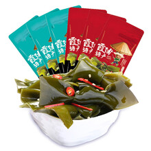 即食香辣海带结办公室零食小包装霞浦海带680g休闲小吃醋香味海带结 醋香味680gX2袋