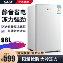 SAST储奶小冰箱冰柜立式侧开门速冻迷你冷冻家用冷冻柜母乳冷柜 BD-98立式冷冻柜