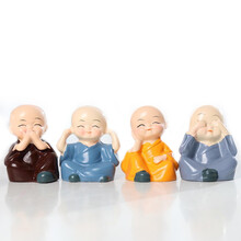 美外 巴西木盆栽  水培绿植  巴西木幸运木格鲁特小和尚营养液花盆 懒人套装 四不和尚（新款四个一组）