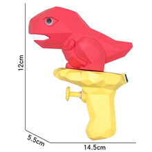 儿童恐龙水枪玩具夏日沙滩戏水三角霸王龙可爱卡通滋水枪 霸王龙水枪