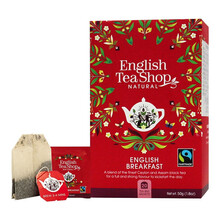 英国伦敦ETS茶英帝斯茶 英式早餐红茶2.5g*20小袋独立盒装 进口原装袋泡茶叶茶包 奶茶烘焙专用