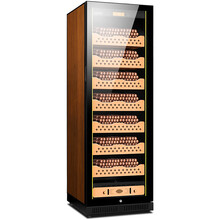 富客（FUKE） FK-188C1无极变频恒温恒湿家用雪茄柜红酒柜负离子空气净化雪茄保湿柜 棕色  榉木裸养款