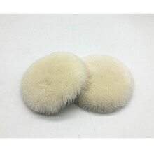 定制羊毛球进口羊毛抛光盘自粘盘抛光羊毛轮羊毛球汽车美容打蜡抛光片 3英寸羊毛球(粗)